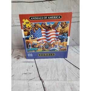 Dowdle Jigsaw Puzzle 300 Piece Animals Of America New Sealed